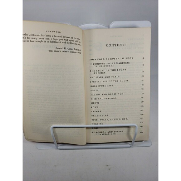 The Brown Derby Cookbook Leonard Louis Levinson 1962 Paperback VTG Collectible - Picture 8 of 16